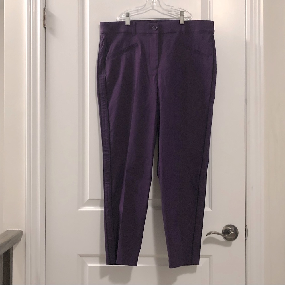 Penningtons In Every Story Universal Fit Pant in Tuxedo Stripe size 16